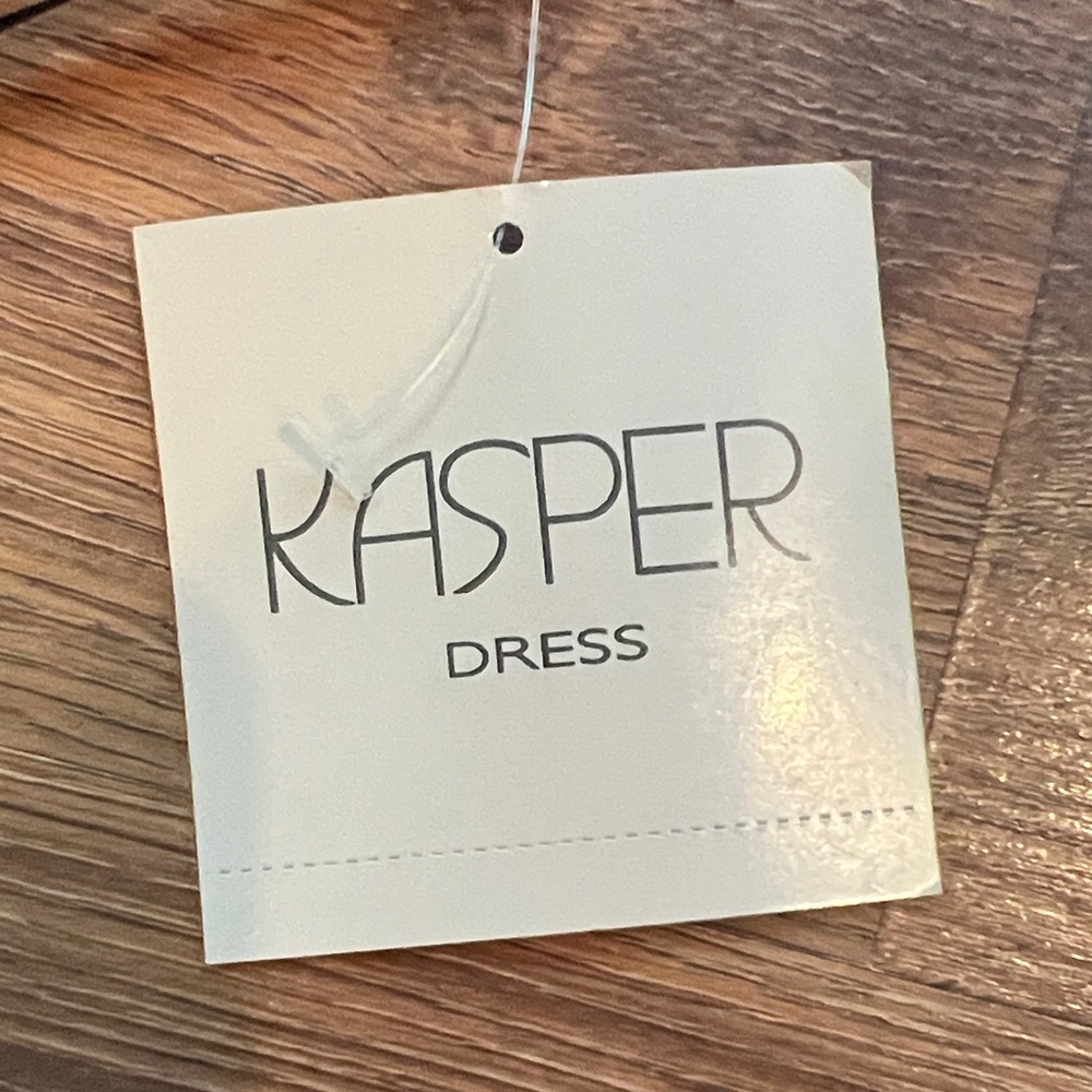 Kasper Black and White Midi Dress - Picture 2 of 16